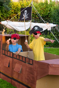 pirate birthday party ship